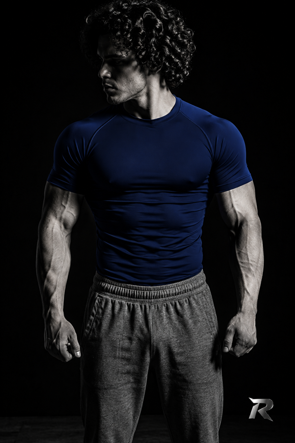 Rage - Lacivert Compression T-shirt