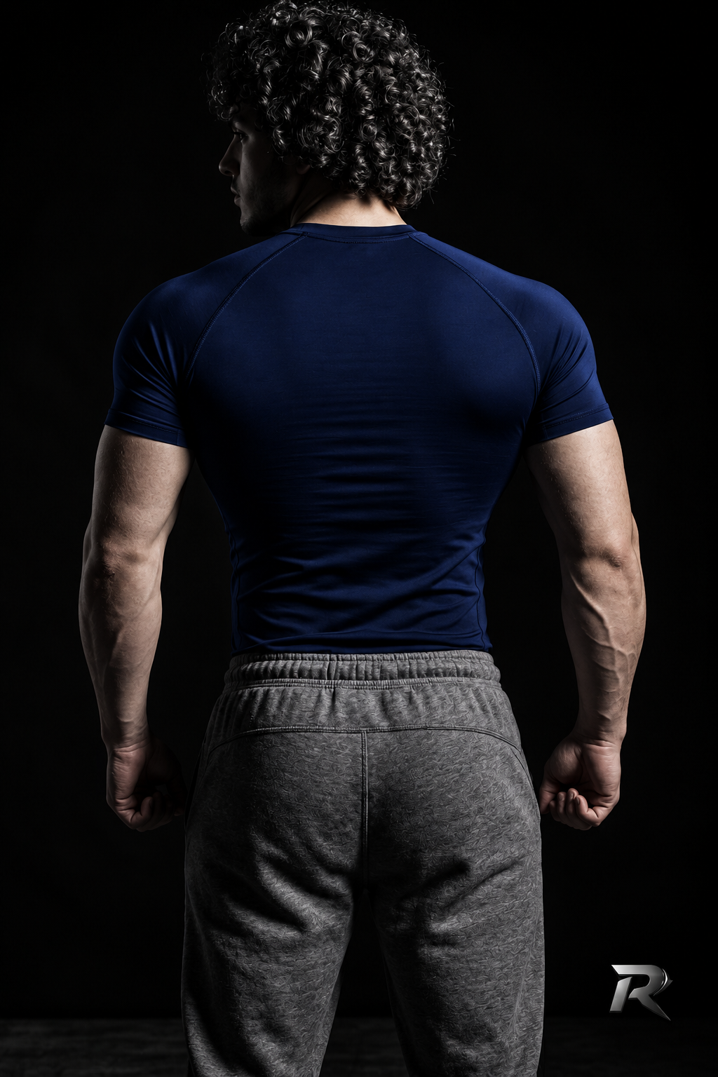 Rage - Lacivert Compression T-shirt